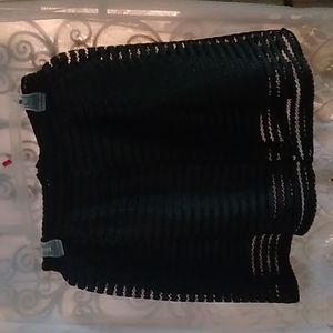 NWT Womens black lace skirt w/lining